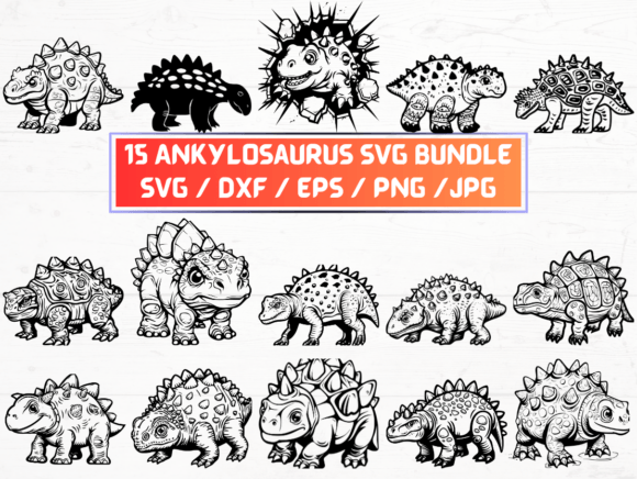 Ankylosaurus SVG: A Graphic Asset for Crafts and Branding