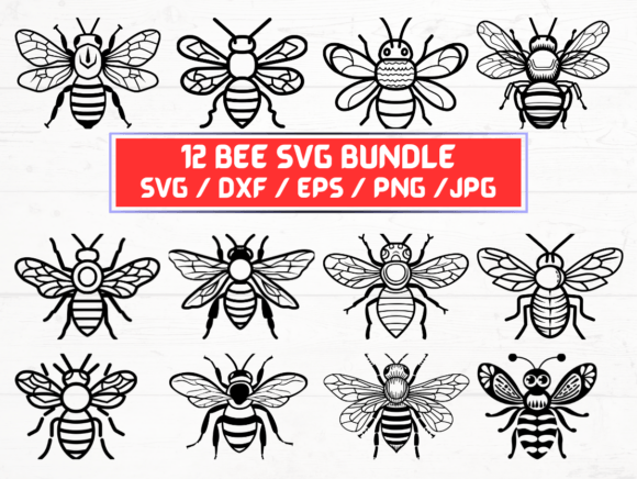 Bee Graphics for Crafts