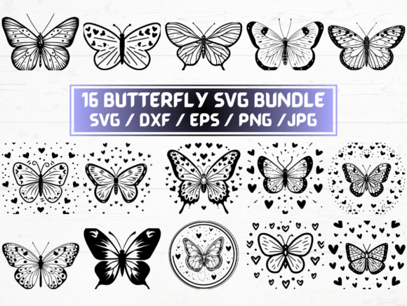 Butterfly Graphics for Crafts