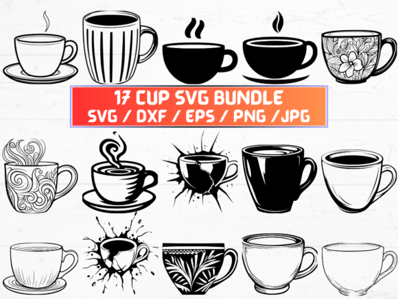 Cup SVG: Graphics for Crafts & Creative Branding
