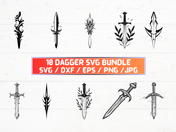 Dagger SVG: A Graphic Asset for Crafts and Creativity