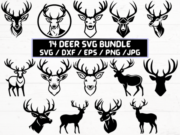 Deer SVG: A Graphic Asset for Crafts and Branding