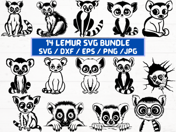 Lemur Laser Cut: Graphics for Crafts That Spark Joy