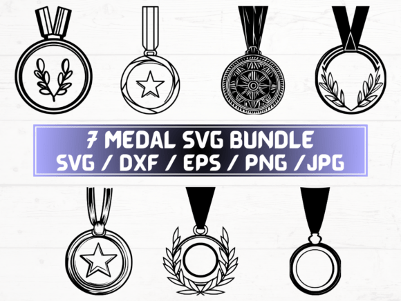 Medal SVG Bundle: A Graphic Designer’s Take on Crafty Creativity