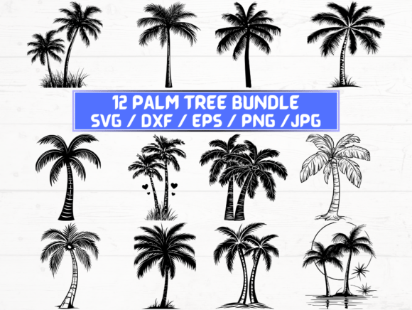 Palm Tree Graphics for Crafts
