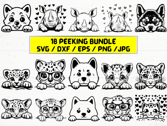 Peeking SVG Graphics for Crafts