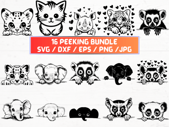 Peeking SVG: Graphics for Crafts & Creative Brands