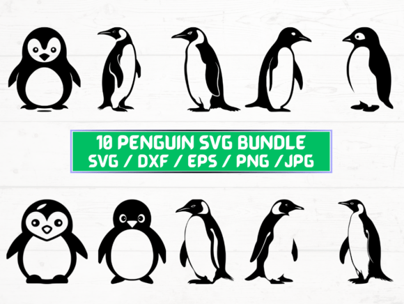 Penguin Laser Engraving Cut Files: Graphics for Crafts Done Right