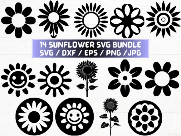 Sunflower Graphics for Crafts & Creative Branding