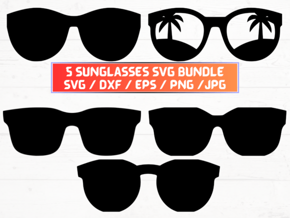 Sunglasses SVG: Graphics for Crafts & Creative Projects