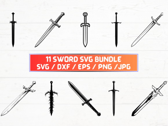 Sword SVG: A Sharp, Stylish Embroidery Asset