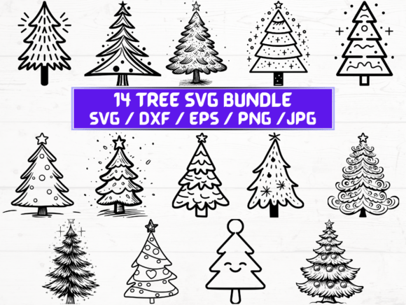Tree SVG Bundle: Graphics for Crafts & Creative Brands